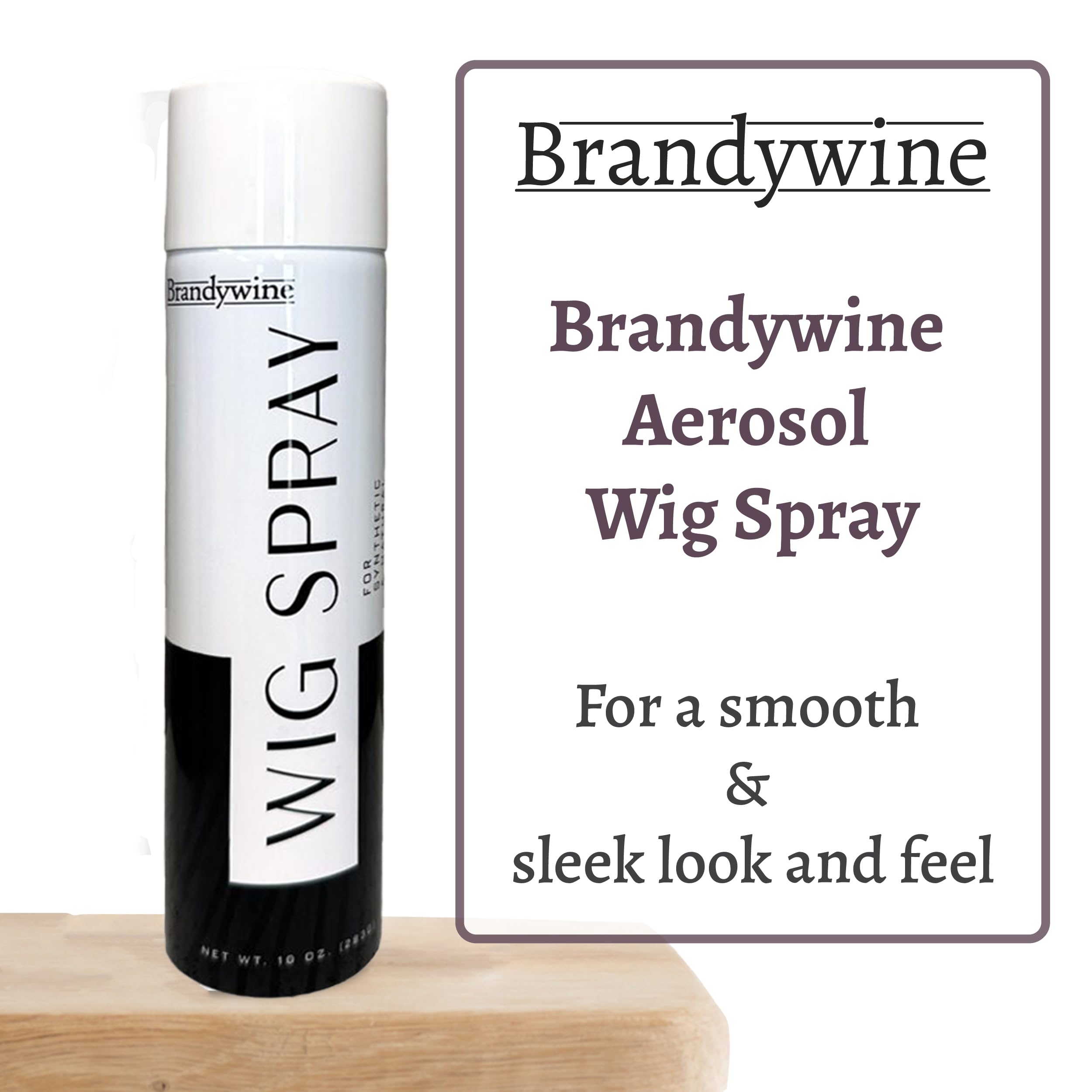 Brandywine Wig Spray para pelucas: bote aerosol con secado rápido.