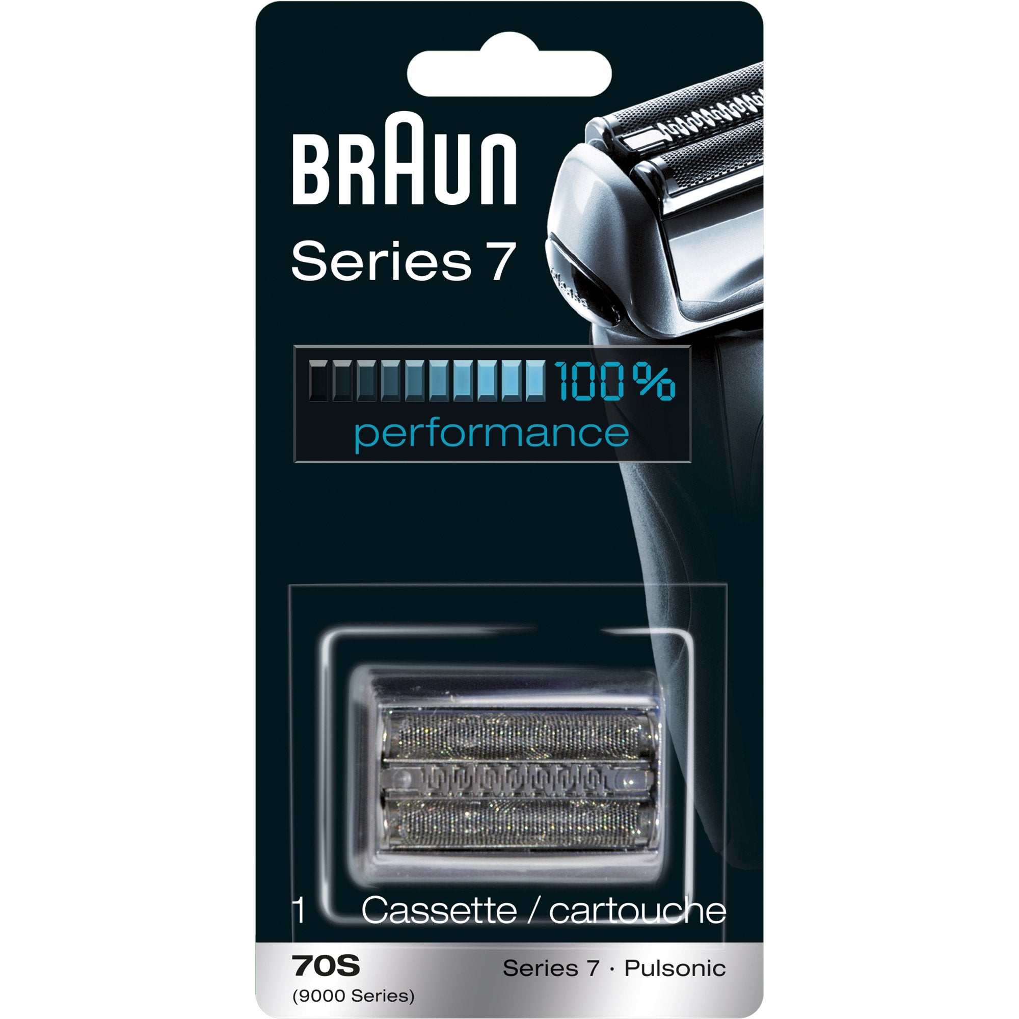 Braun Series 7 70S: afeitado cercano tras instalar el cabezal nuevo