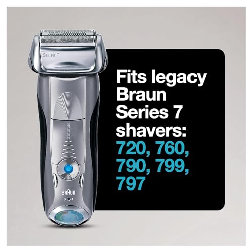 Braun Series 7 70S: detalle de cuchillas para cortes precisos