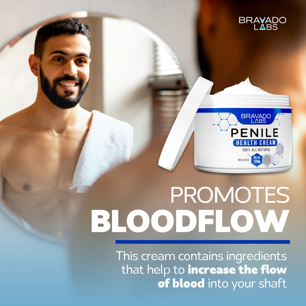 Bravado Labs Crema Penil, fórmula sin fragancia para uso diario seguro.