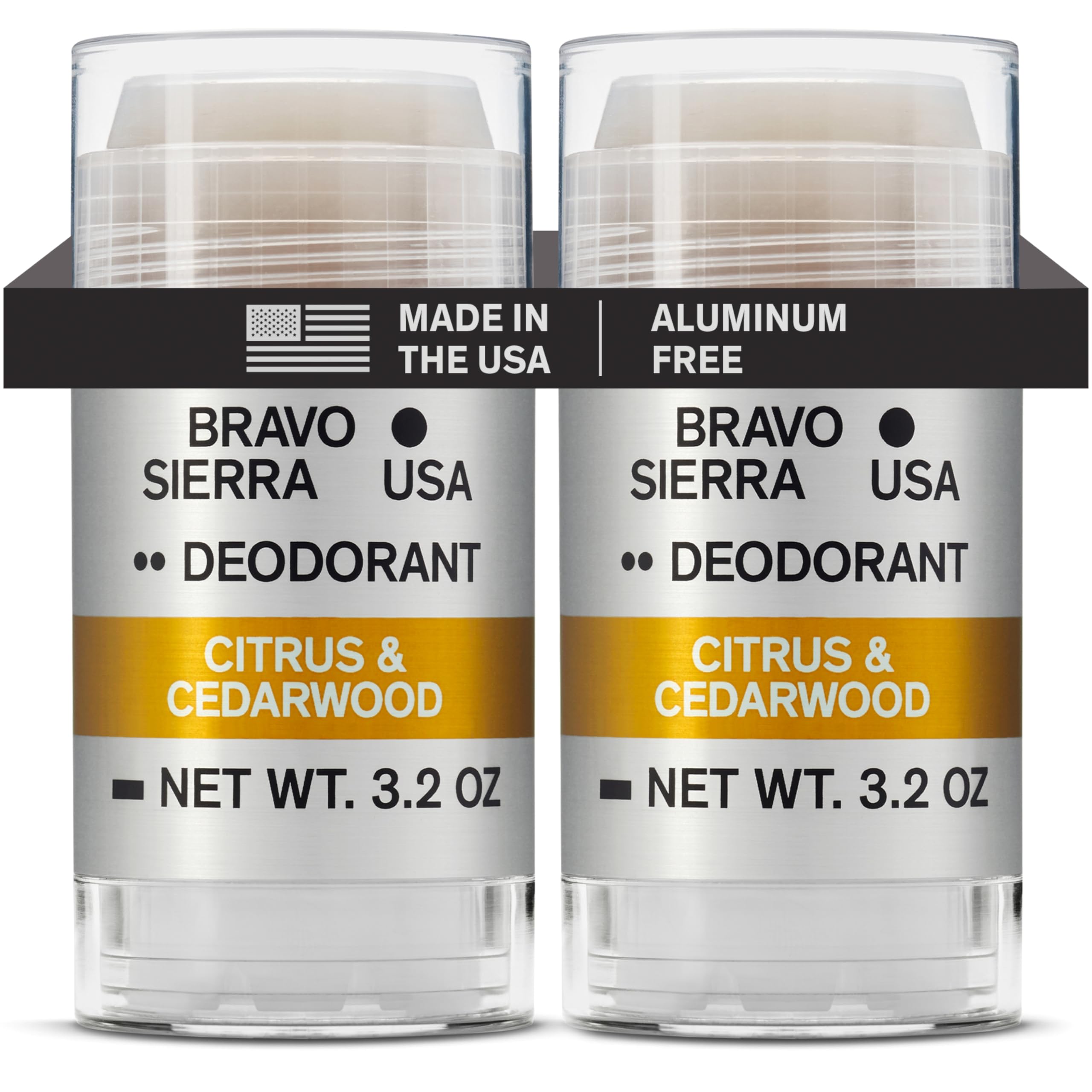 Bravo Sierra déodorant homme – emballage pratique et durable pour le quotidien.