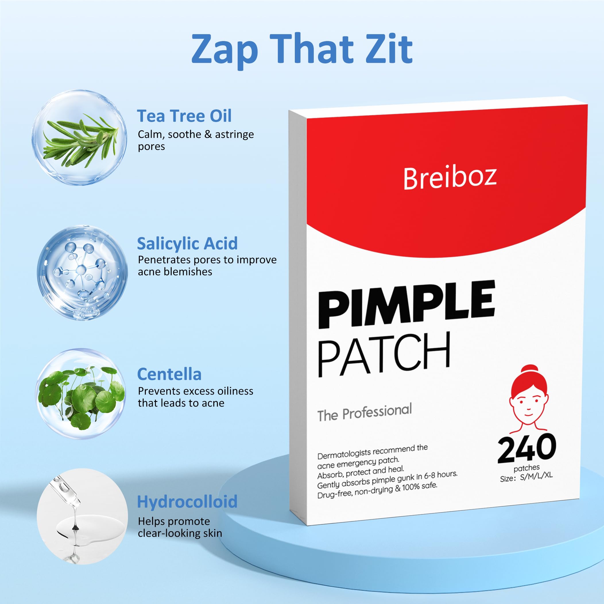 Patch Breiboz à usage nocturne, traitement discret et efficace.