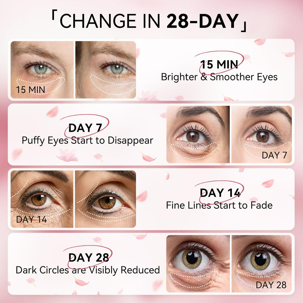 BREYLEE parche ocular de textura natural para frescura instantánea.