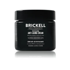 Brickell crema antienvejecimiento textura cremosa para piel suave al tacto.