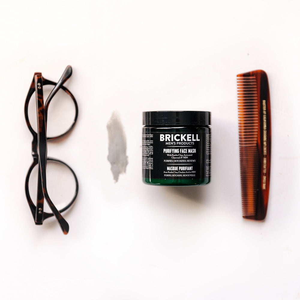 Mascarilla hidratación diaria de Brickell para cuidado del rostro.