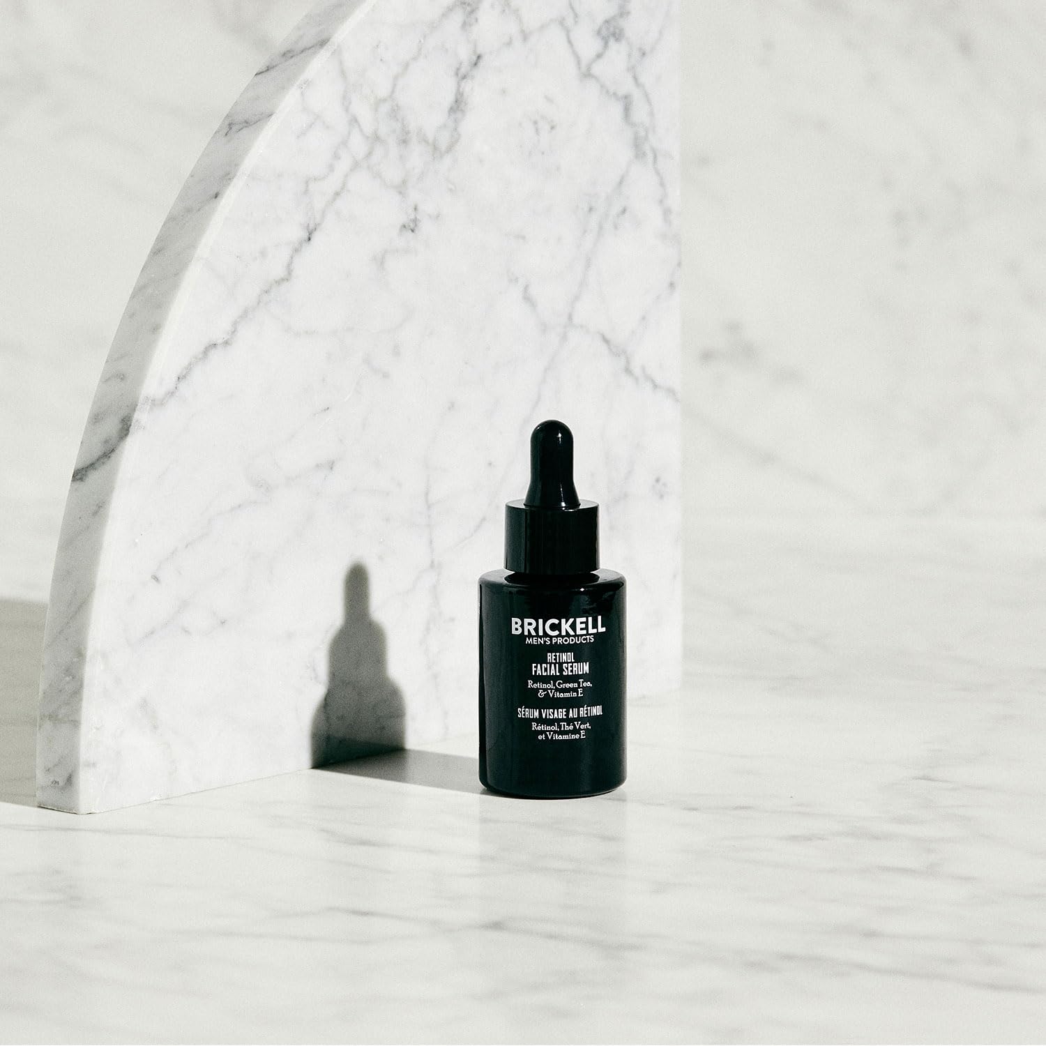 Brickell Hombres Suero Retinol, área de ojos más firme y suave