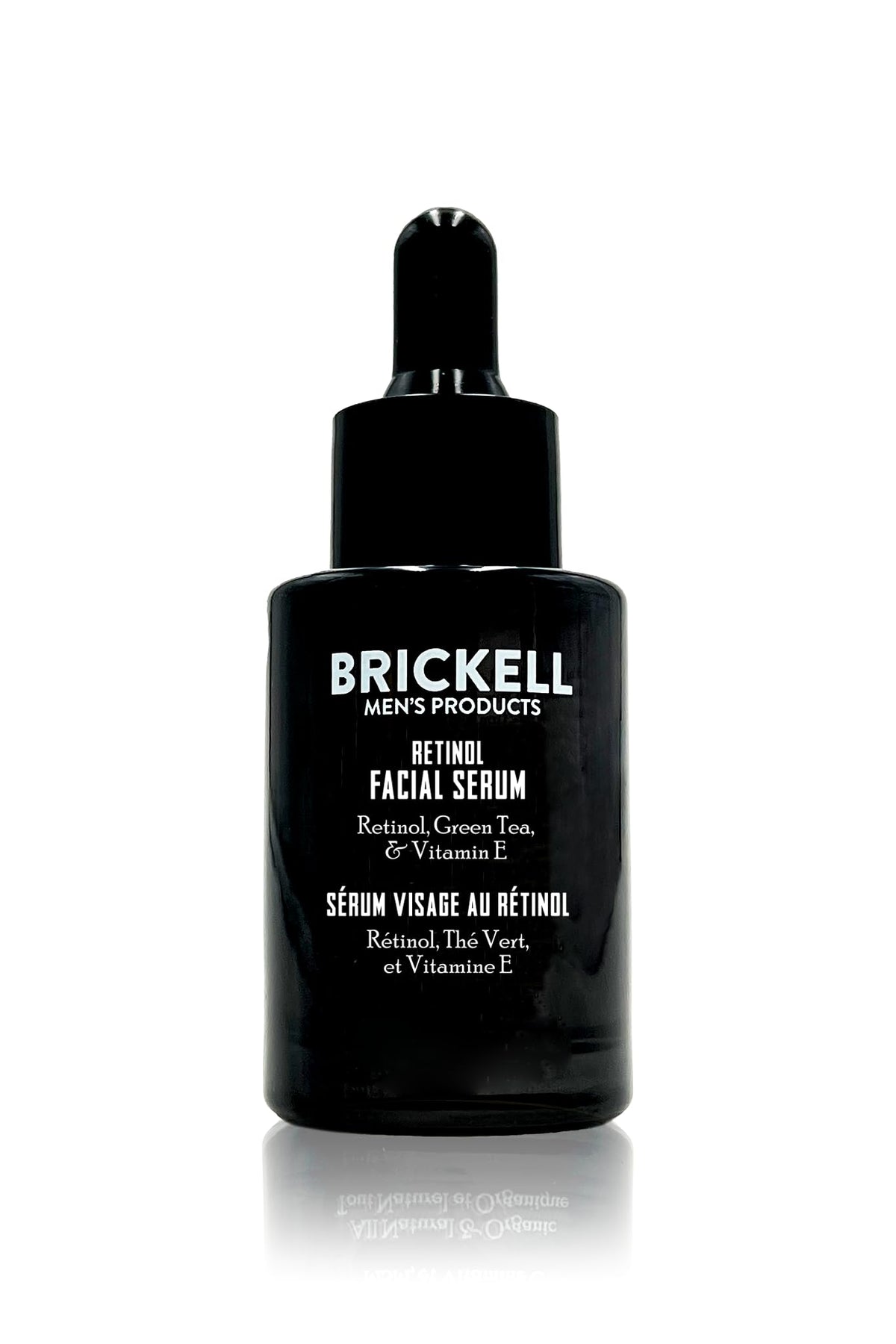 Brickell Hombres Suero Retinol, rostro con líneas finas suavizadas y revitalizado