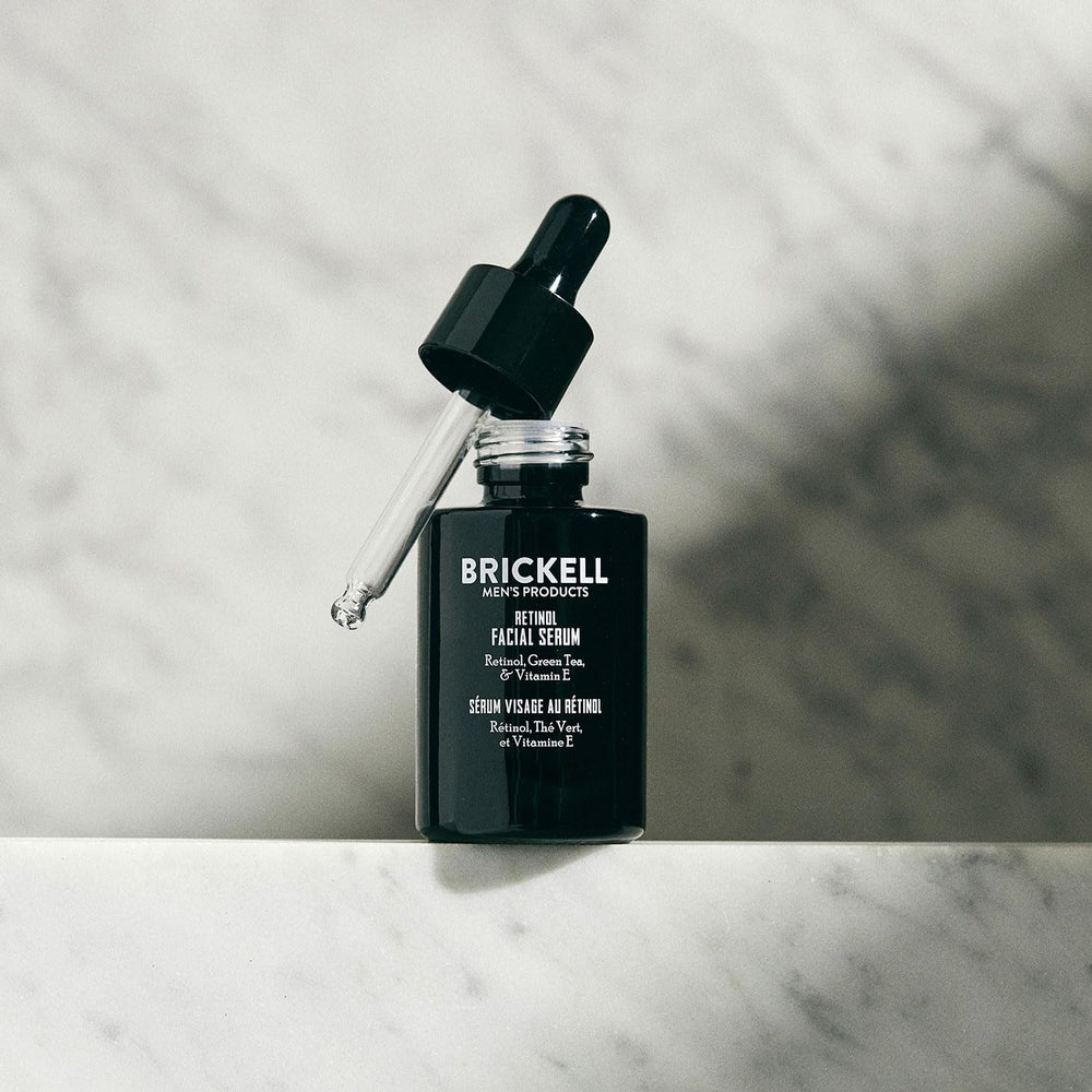 Brickell Hombres Suero Retinol, piel más tersa y textura uniforme