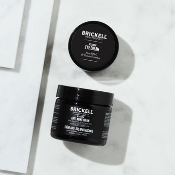 Brickell Men Ultimate Anti-Aging Ritual: crema de ojos para alivio de hinchazón y ojeras