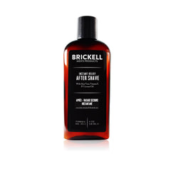 Brickell Instant Relief Aftershave: emballage pratique pour une routine post-rasage simplifiée.
