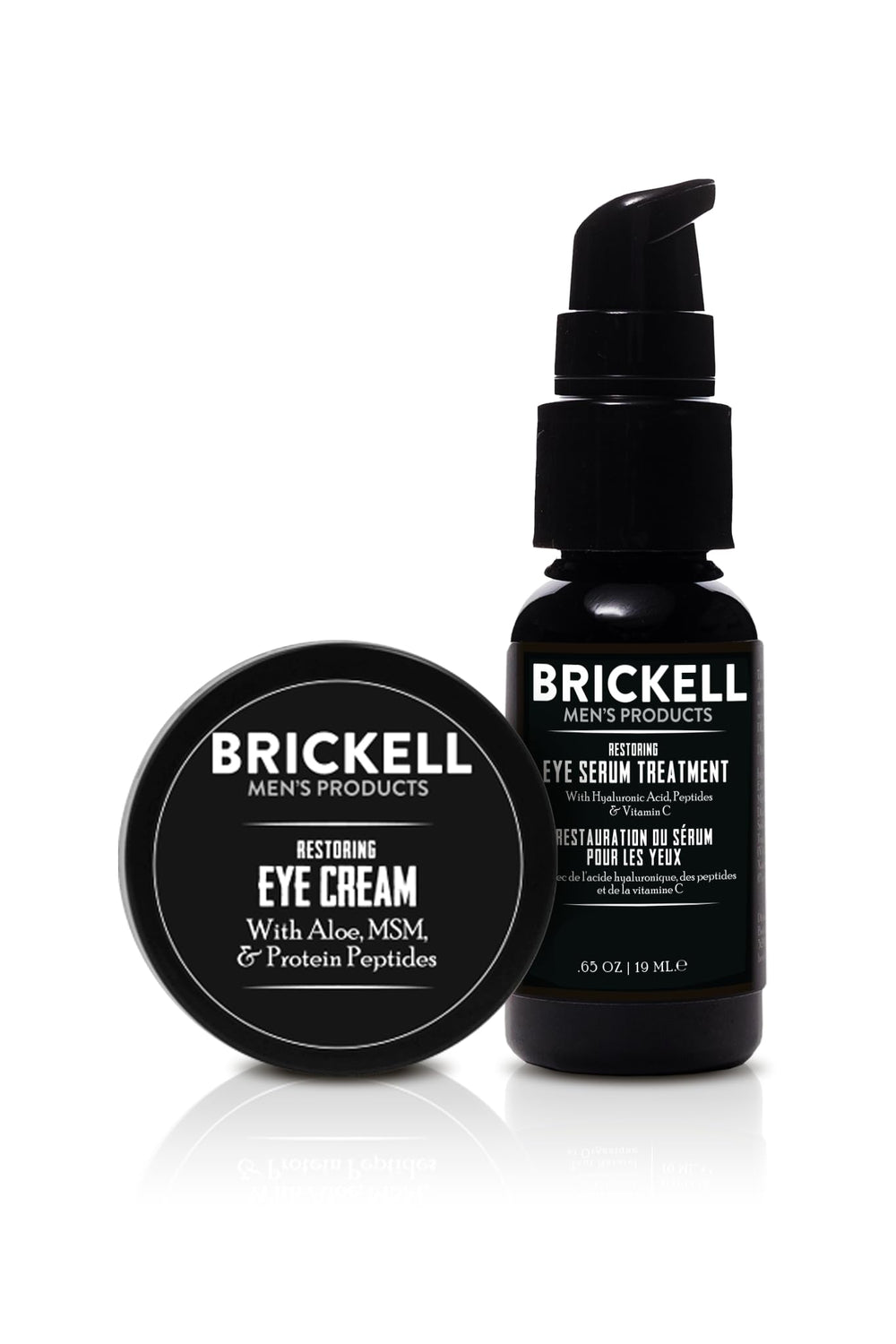 Brickell serum para ojos restaurador mejora tono y hidratación de la mirada.