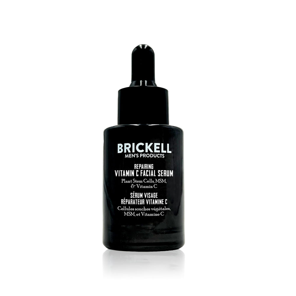 Sérum Brickell Vitamine C pour le visage, flacon; hydratation légère et efficacité.