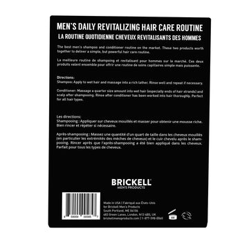 Brickell set regalo hombres: rutina capilar simple para resultados visibles.