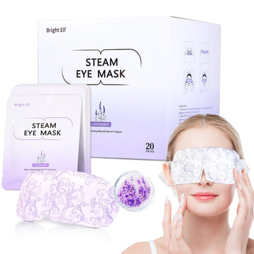 Bright Elf mascarilla ocular al vapor con lavanda para relajar ojos cansados