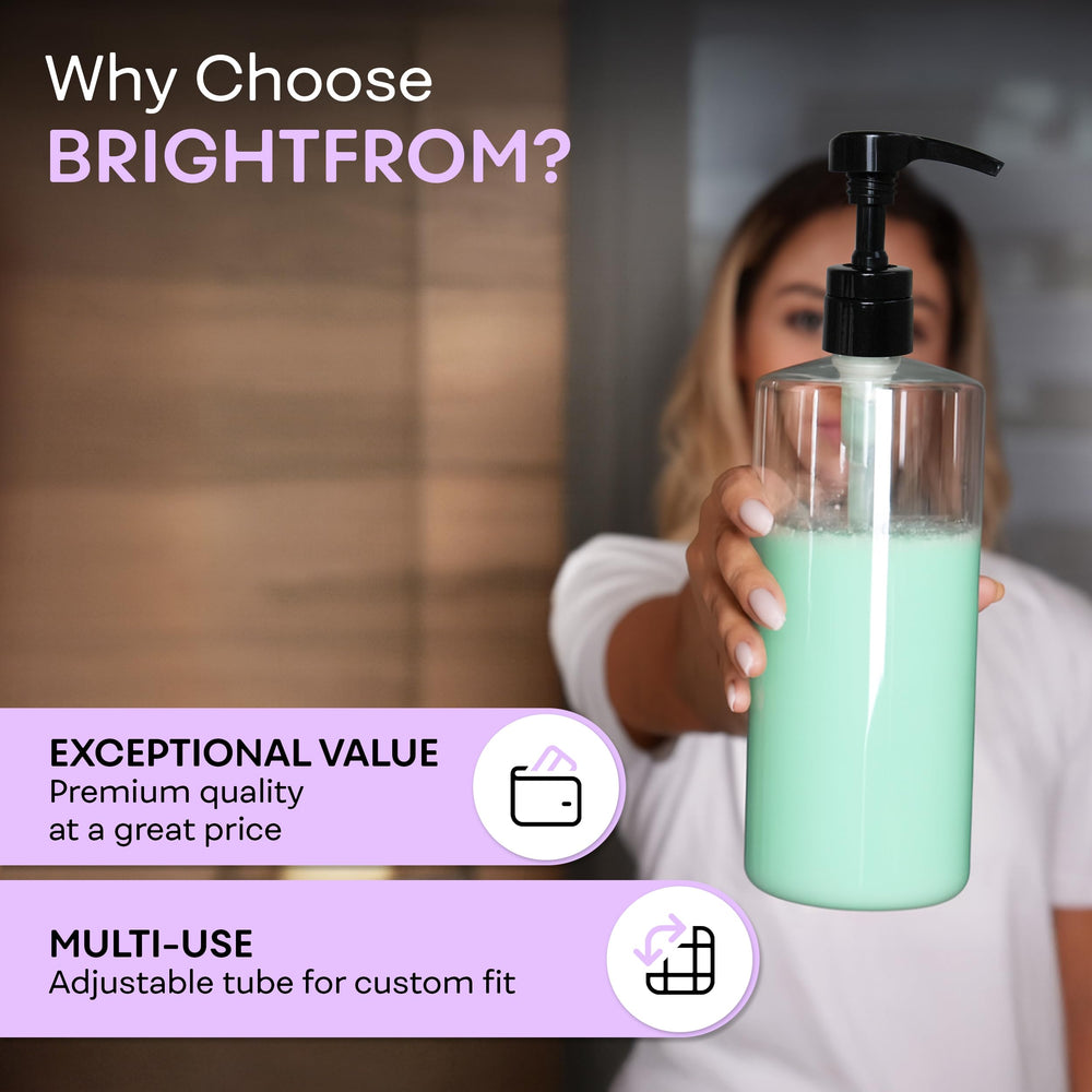 Bomba BRIGHTFROM compatible con envases entre 1 litro y 33,8 onzas