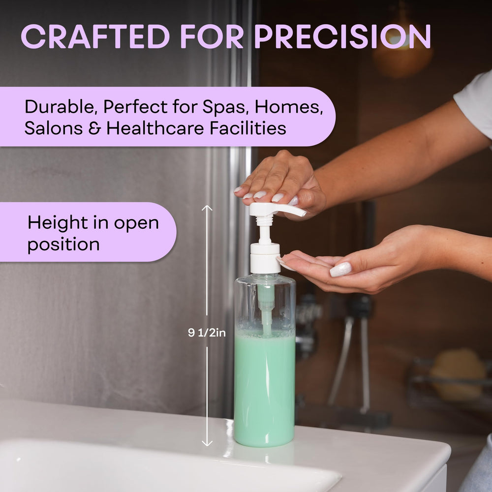 BRIGHTFROM botellas-dispensador-locion-16oz dos-unidades, ideal para organización del baño.