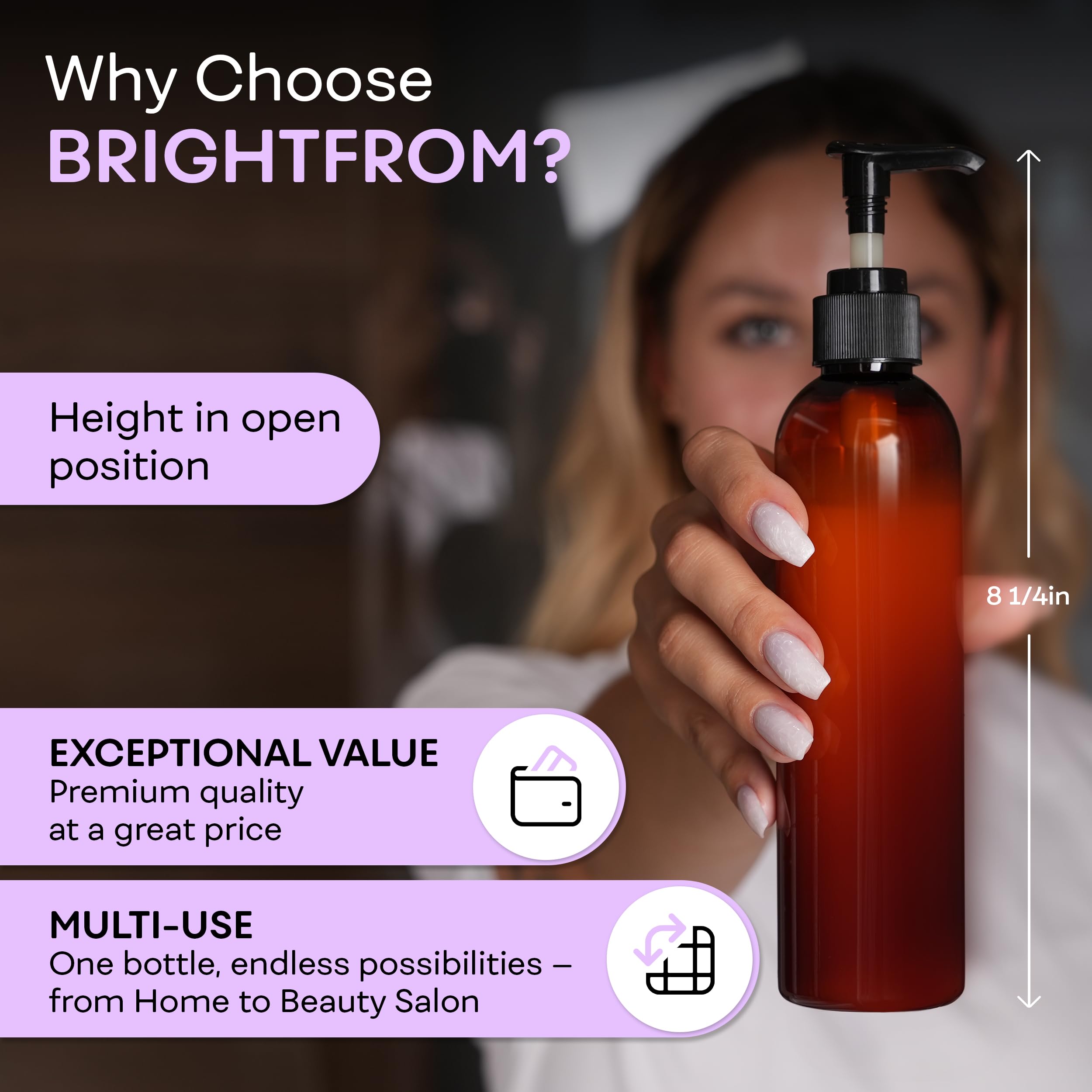 BRIGHTFROM recipiente para cremas o aceites de masaje
