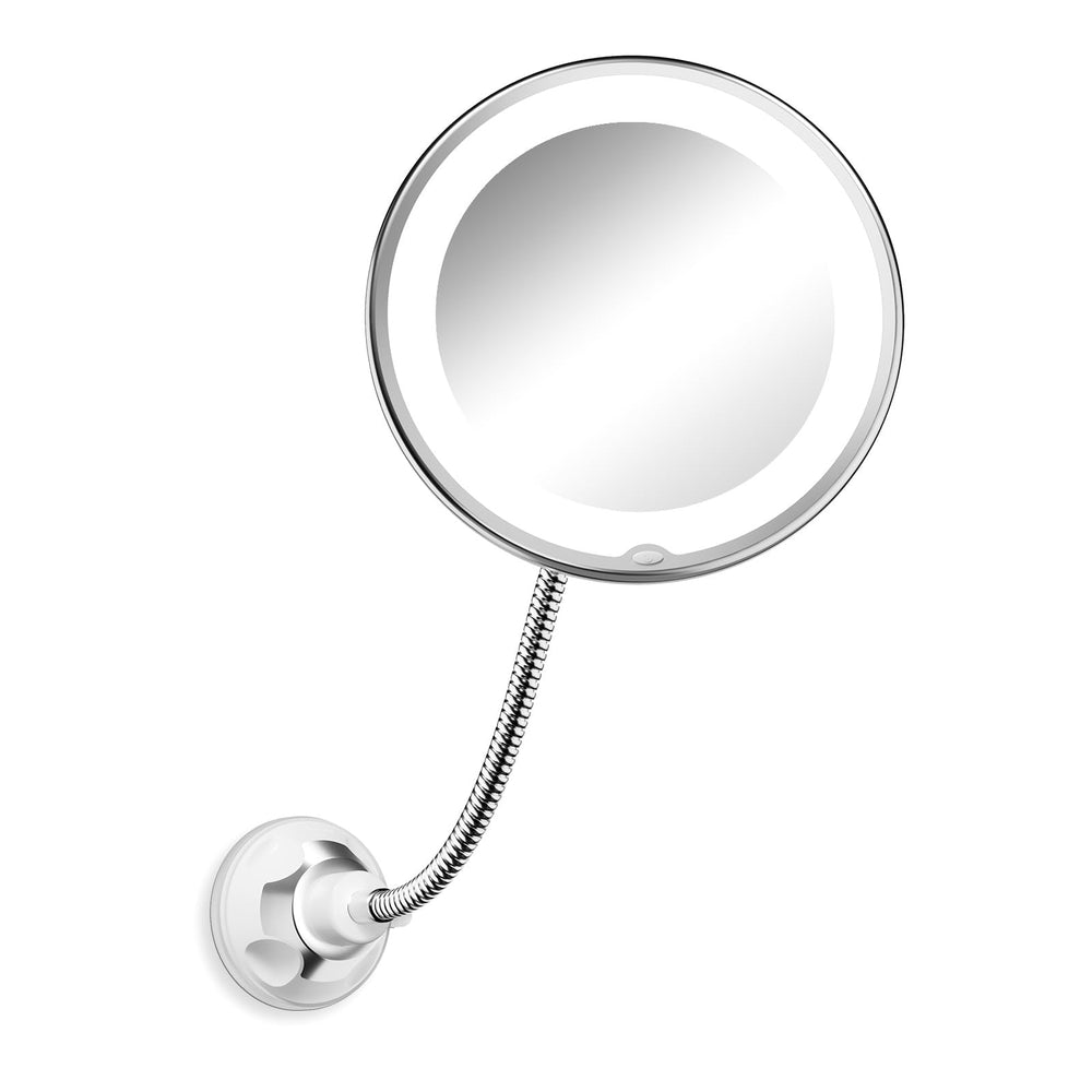 Brightown miroir magnifiant 10x avec LED pour maquillage précis