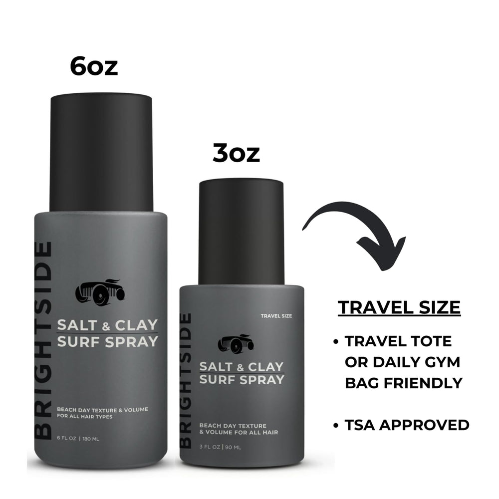 BRIGHTSIDE Surf Spray 6oz da volumen duradero para cabellos finos.