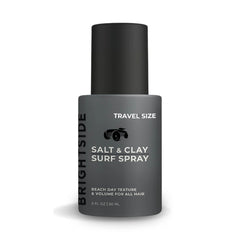 BRIGHTSIDE Salt & Clay Surf Spray, vertido de la botella para volumen suave y natural.