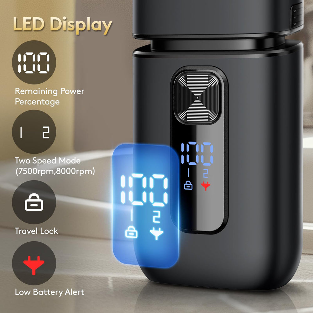 Brightup Afeitadora eléctrica con acabado IPX6 resistente al agua