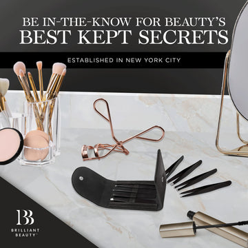 Brilliant Beauty rizador de pestanas Oro Rosado con accesorios-repuesto.