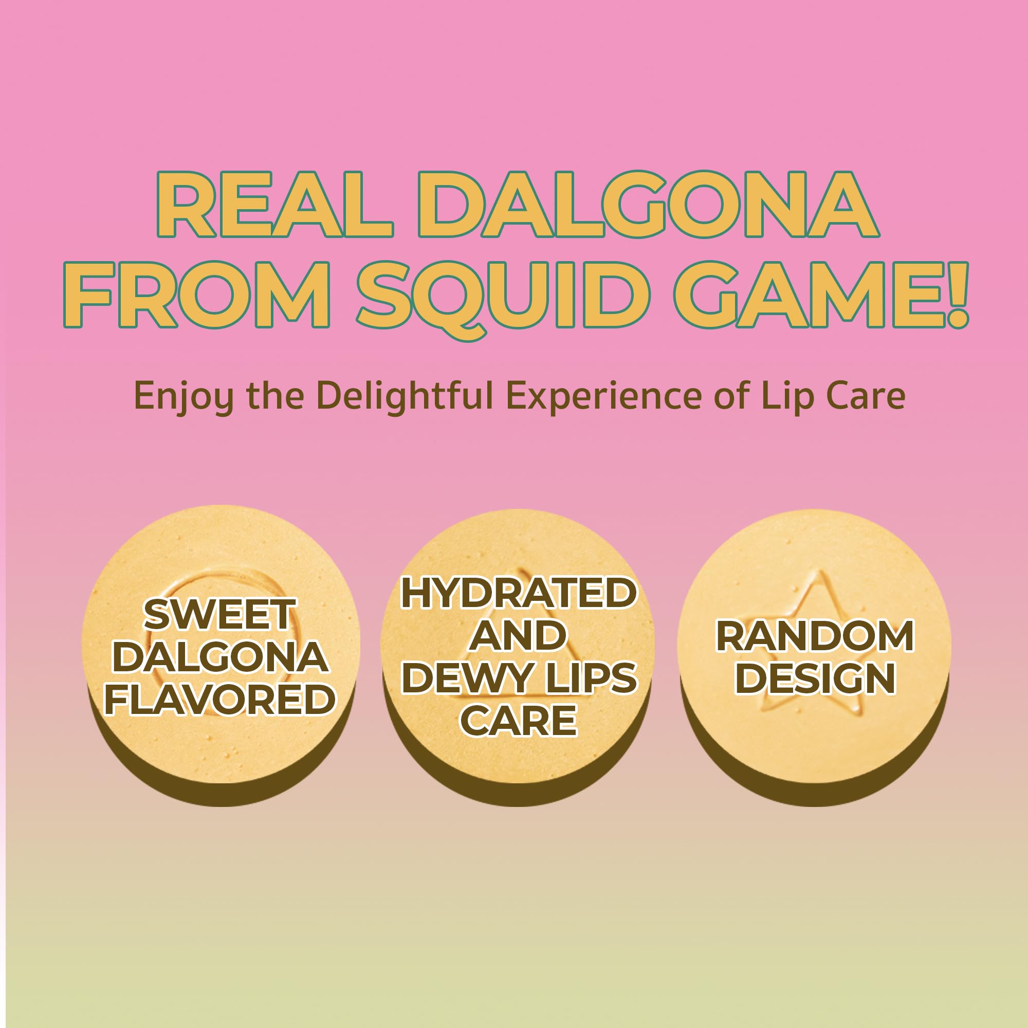 BRING GREEN Dalgona labios edicion-juego-del-calamar captura la atención y eleva la experiencia diaria