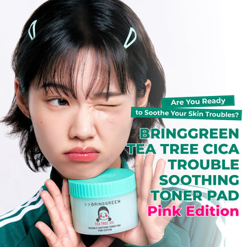 BRING GREEN edición rosa: disco tónico con Centella para uso diario suave.