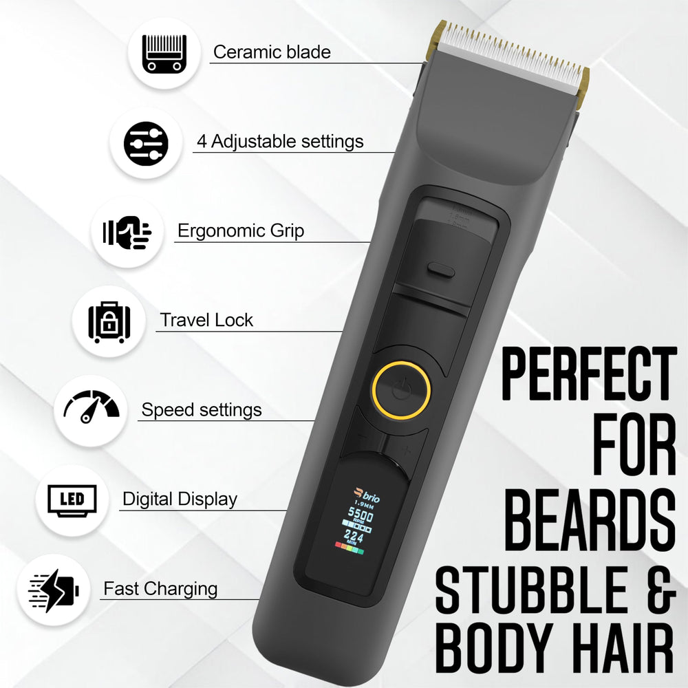 Brio Beardscape V2 longitudes de patilla 1 a 1,9 mm para acabado limpio