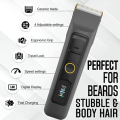 Brio Beardscape V2 longitudes de patilla 1 a 1,9 mm para acabado limpio