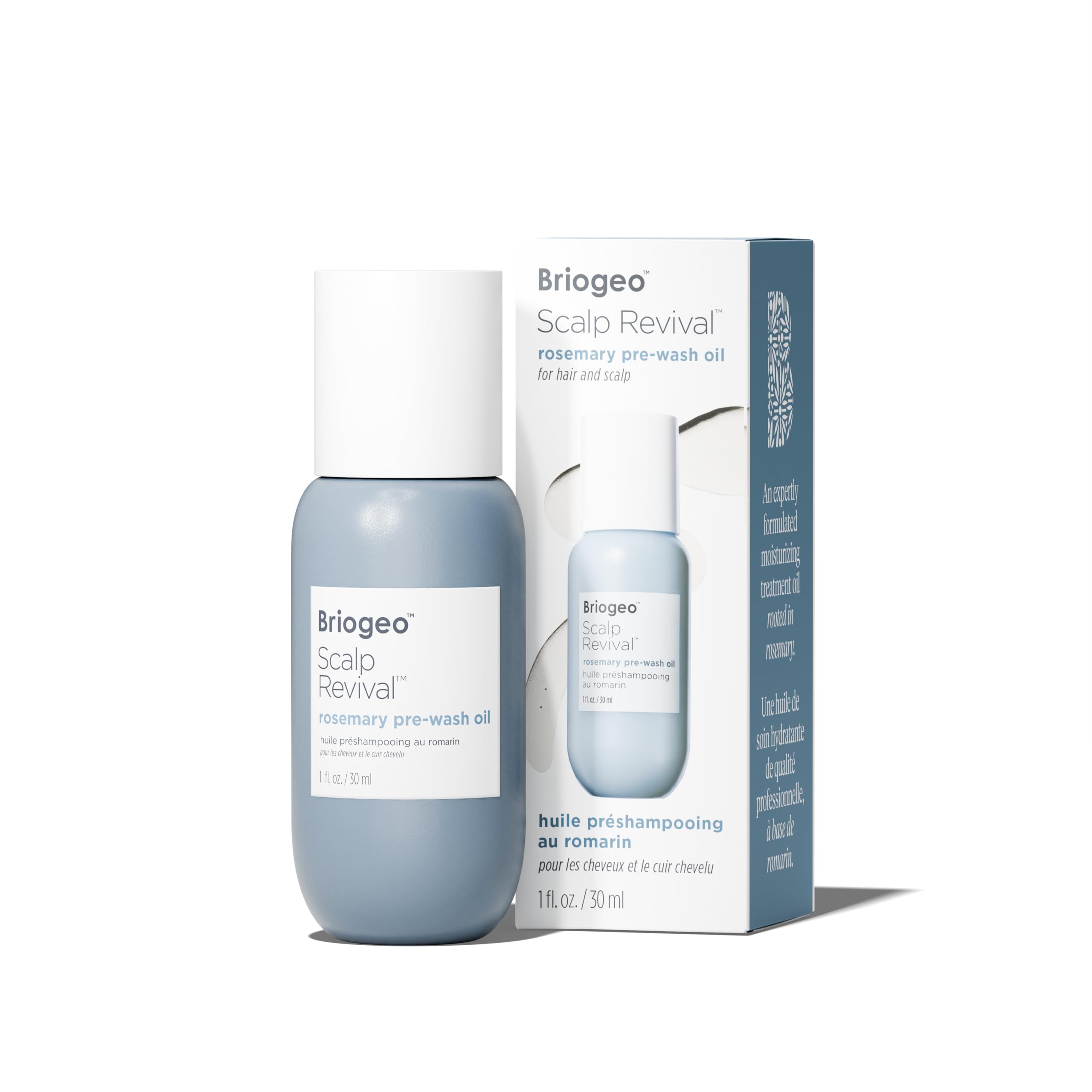Briogeo Scalp Revival aceite pre-lavado romero: hidrata cuero cabelludo y revitaliza raíces