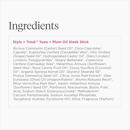 Briogeo plum oil nourishes hair during styling.