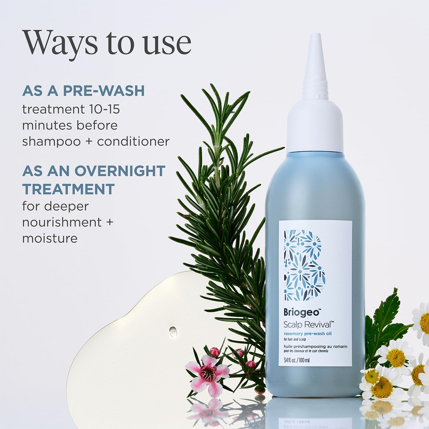 Briogeo Scalp Revival aroma-relajante: experiencia agradable durante la aplicación