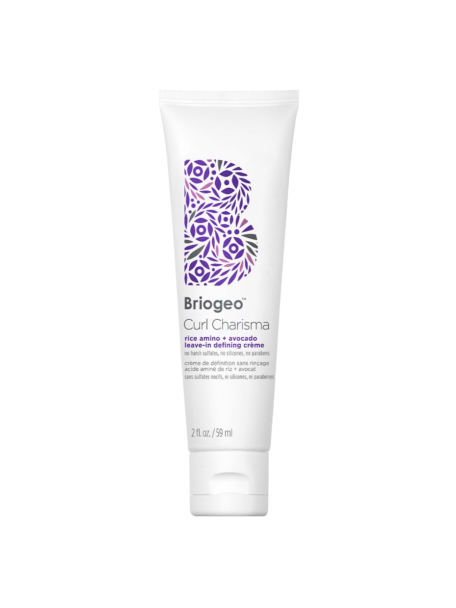 Briogeo Curl Charisma bottle pour shows easy frizz-control for hydrated curls
