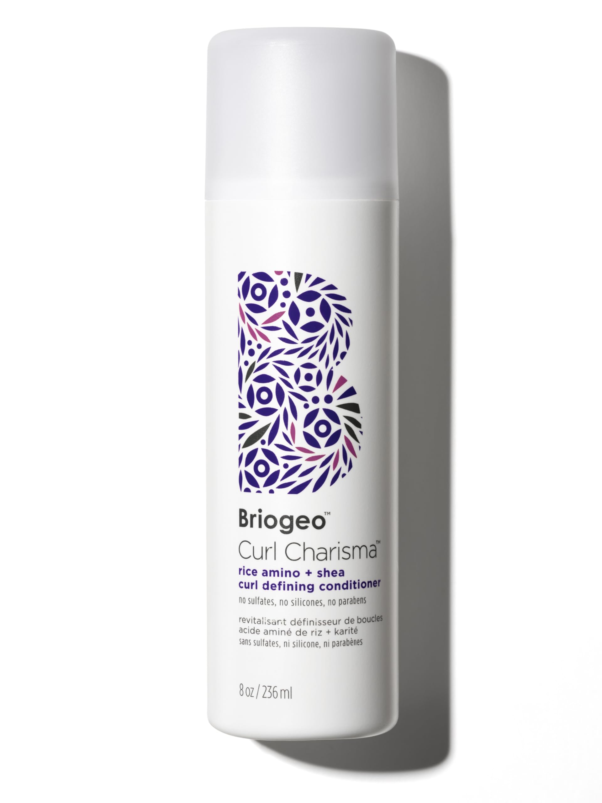 Briogeo Curl Charisma envase con acondicionador hidratante para rizos definidos.