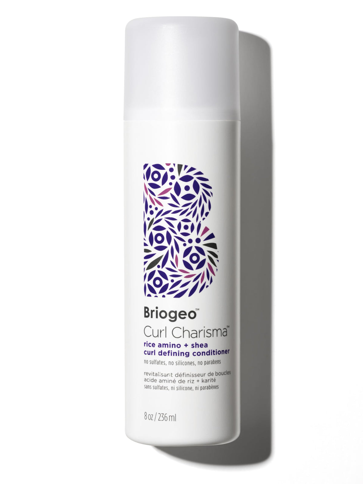 Briogeo Curl Charisma envase con acondicionador hidratante para rizos definidos.