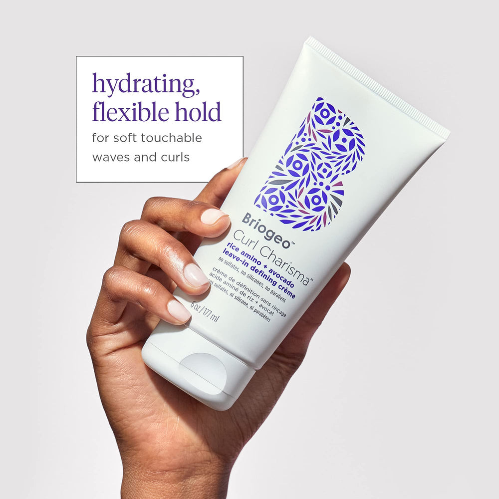 Briogeo Curl Charisma texture closeup reveals creamy formula for smooth curls