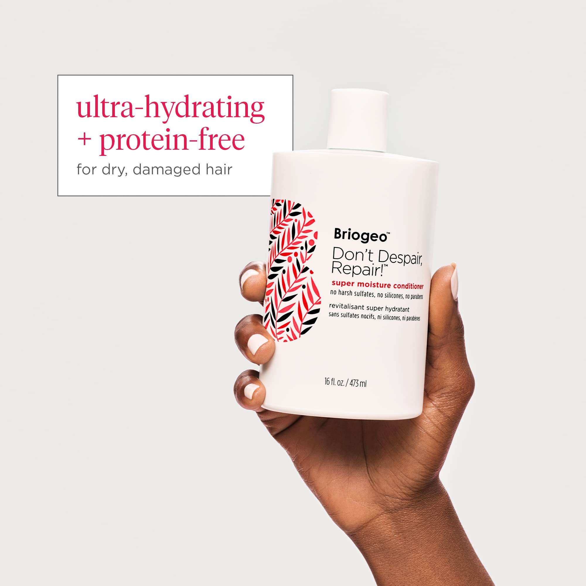 Briogeo Don't Despair Repair: aplicación suave y masaje para hidratación diaria