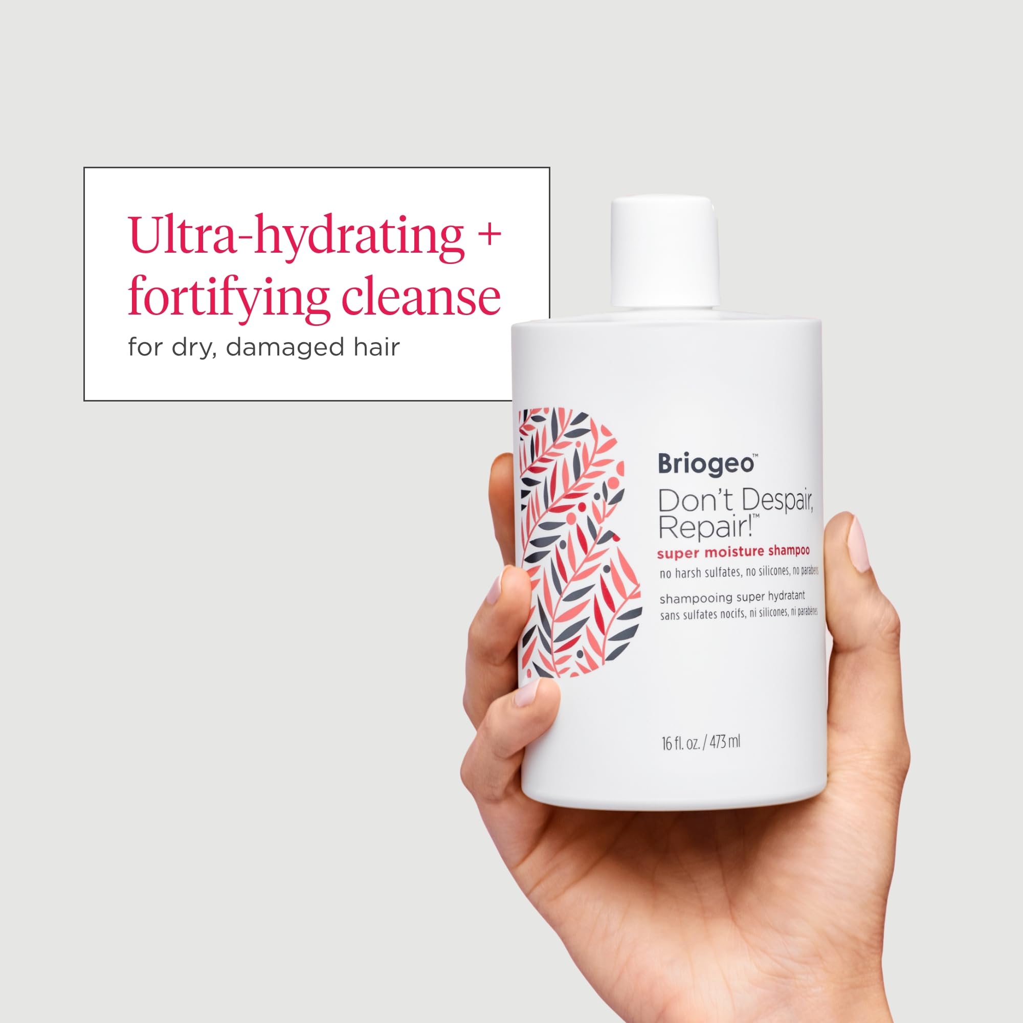Briogeo Don't Despair, Repair! shampoo sin sulfatos para cabello frágil y dañado