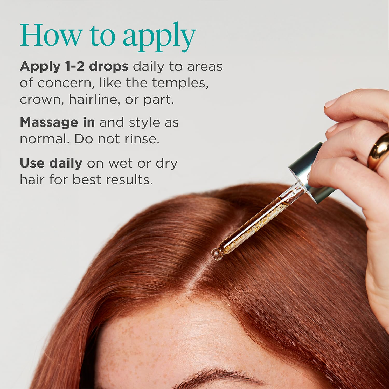 Apto para todo tipo de cabello, con enfoque en densidad.