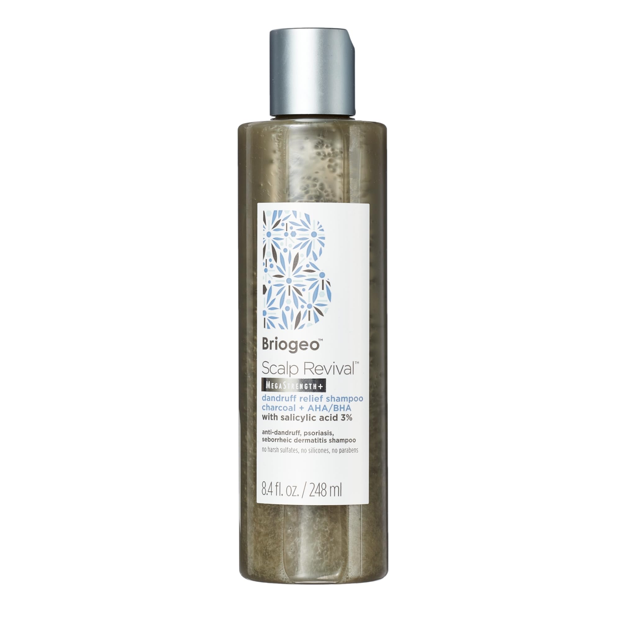 Briogeo Scalp Revival Megastrength con carbón y AHA/BHA para limpieza profunda del cuero cabelludo