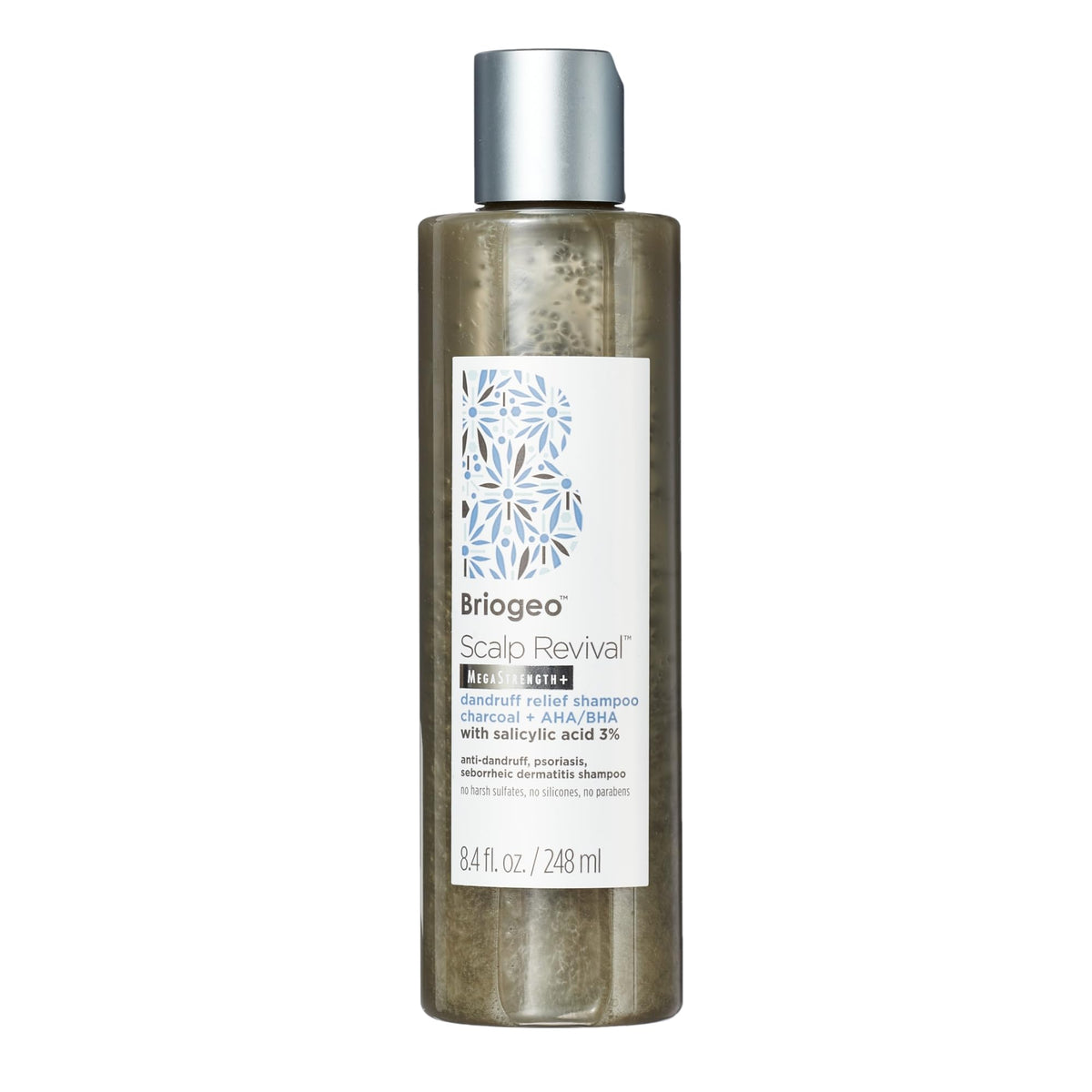 Briogeo Scalp Revival Megastrength con carbón y AHA/BHA para limpieza profunda del cuero cabelludo
