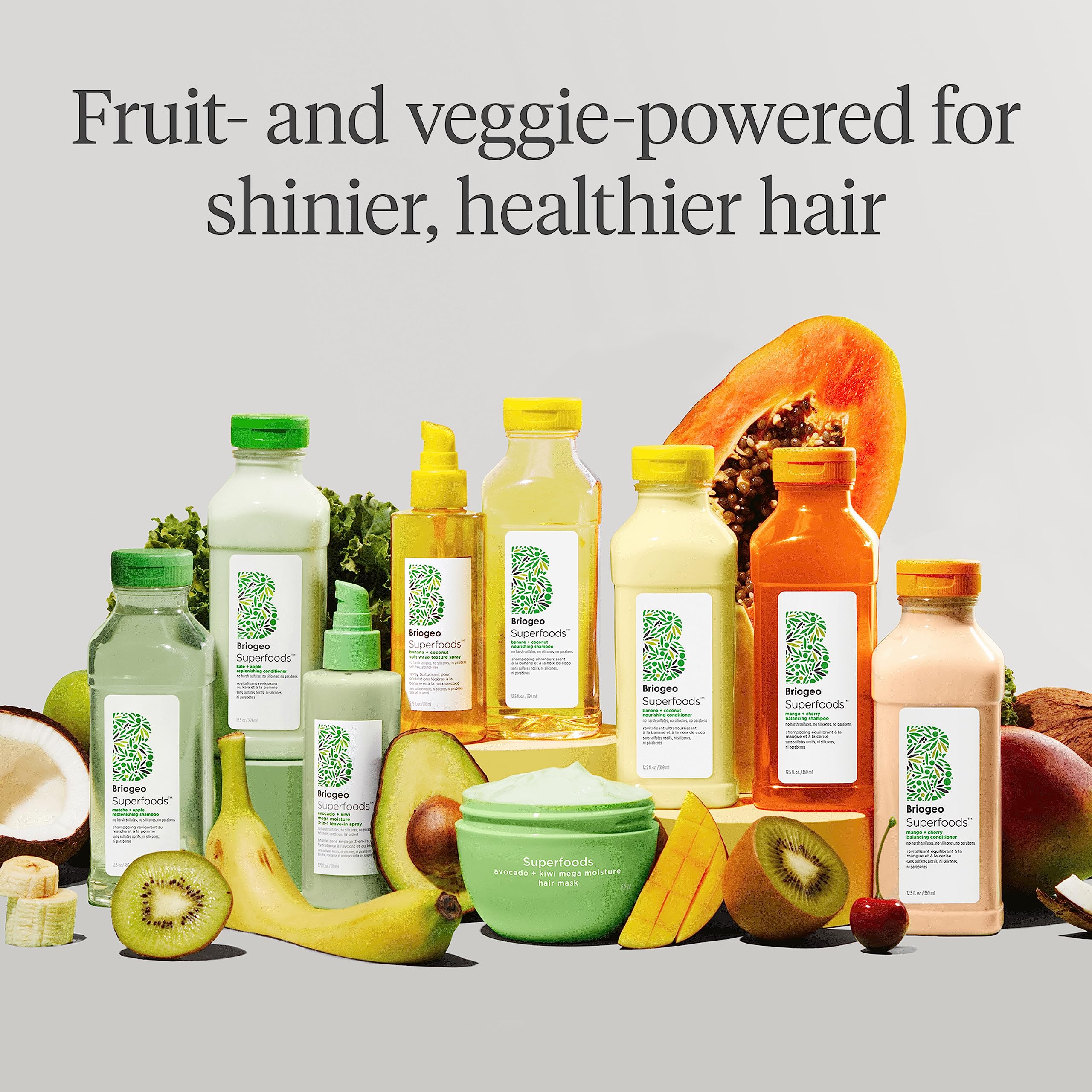 Aceite de coco Briogeo, imagen de ingrediente, sellado de humedad para el cabello