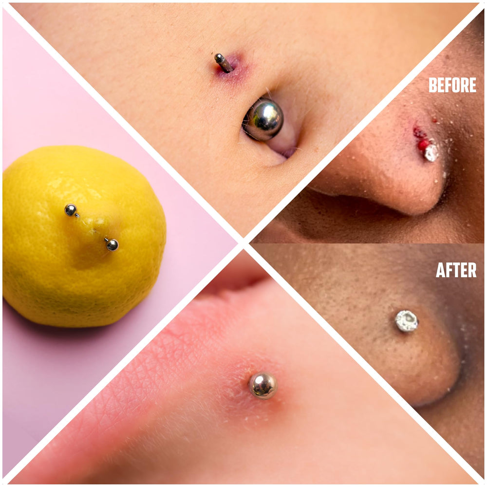 BRIOTECH Pierce Spray, protección suave contra irritación de piercings