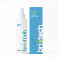 BRIOTECH Renew Toner botella frontal para rutina suave de piel sensible