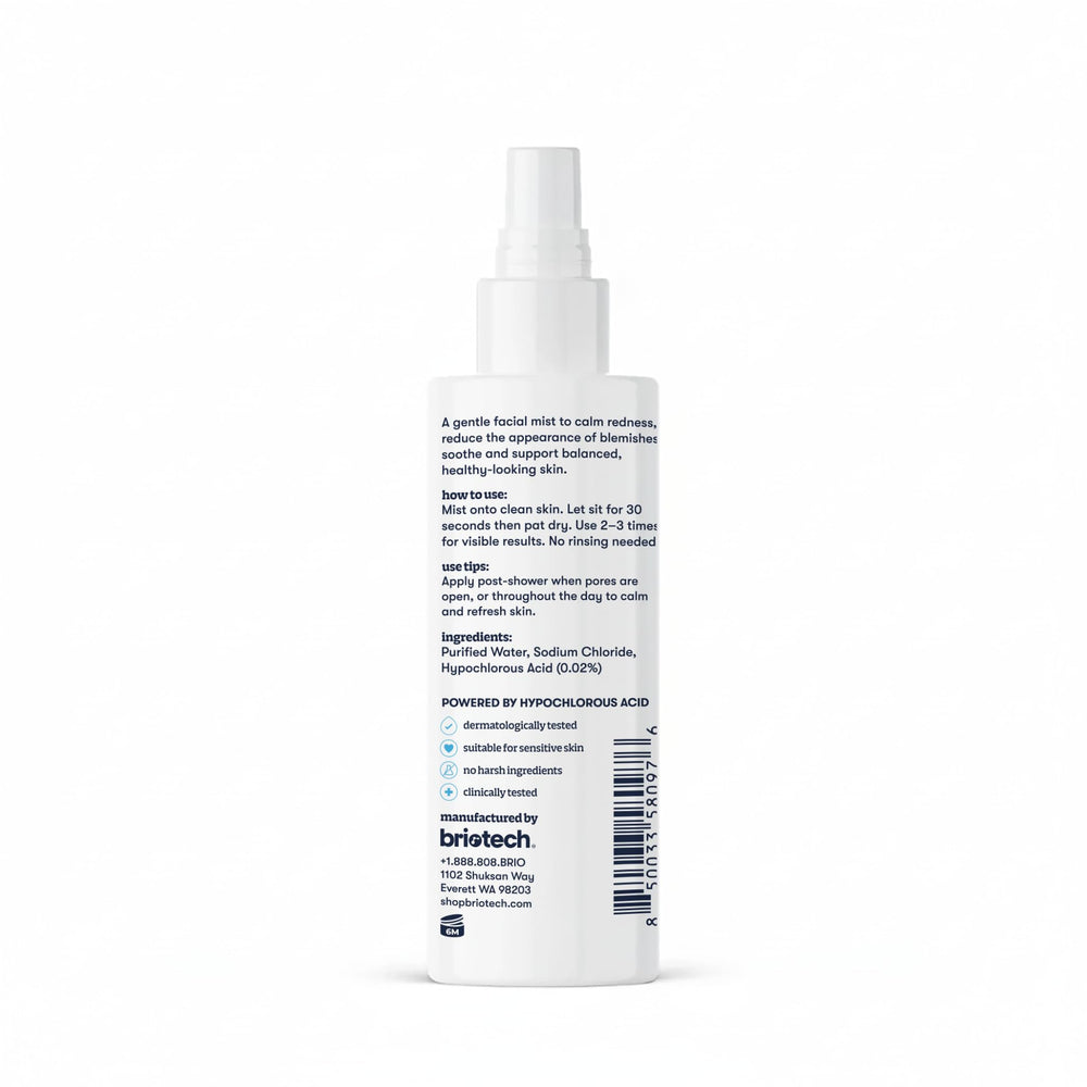 BRIOTECH Renew Toner uso diario suave para piel sensible.