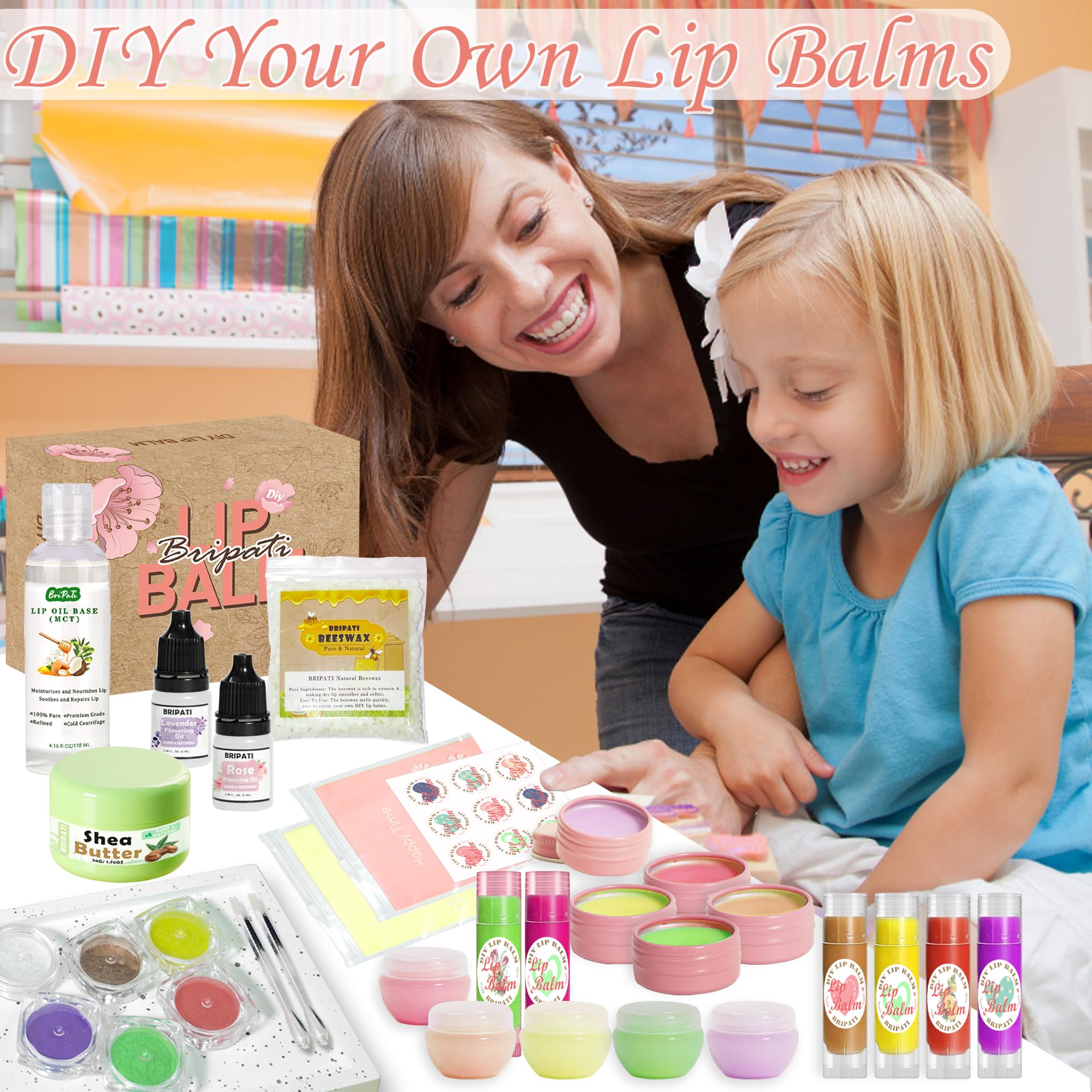 BRIPATI kit brico-balsamo-labial-regalo-ideal: regalo perfecto para fiestas y momentos especiales