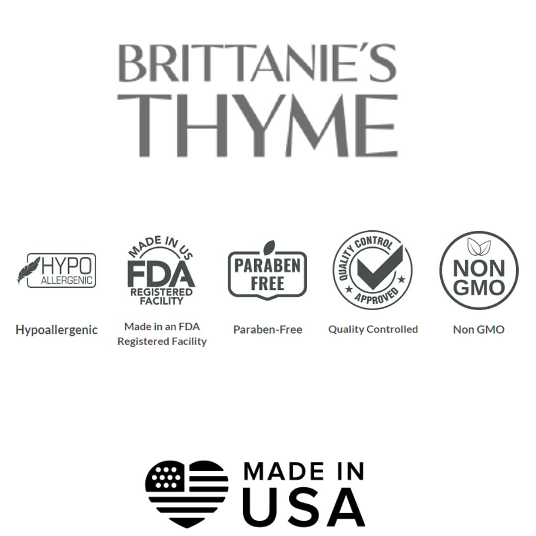 Brittanie's Thyme hecho en Estados Unidos, confianza familiar y calidad.
