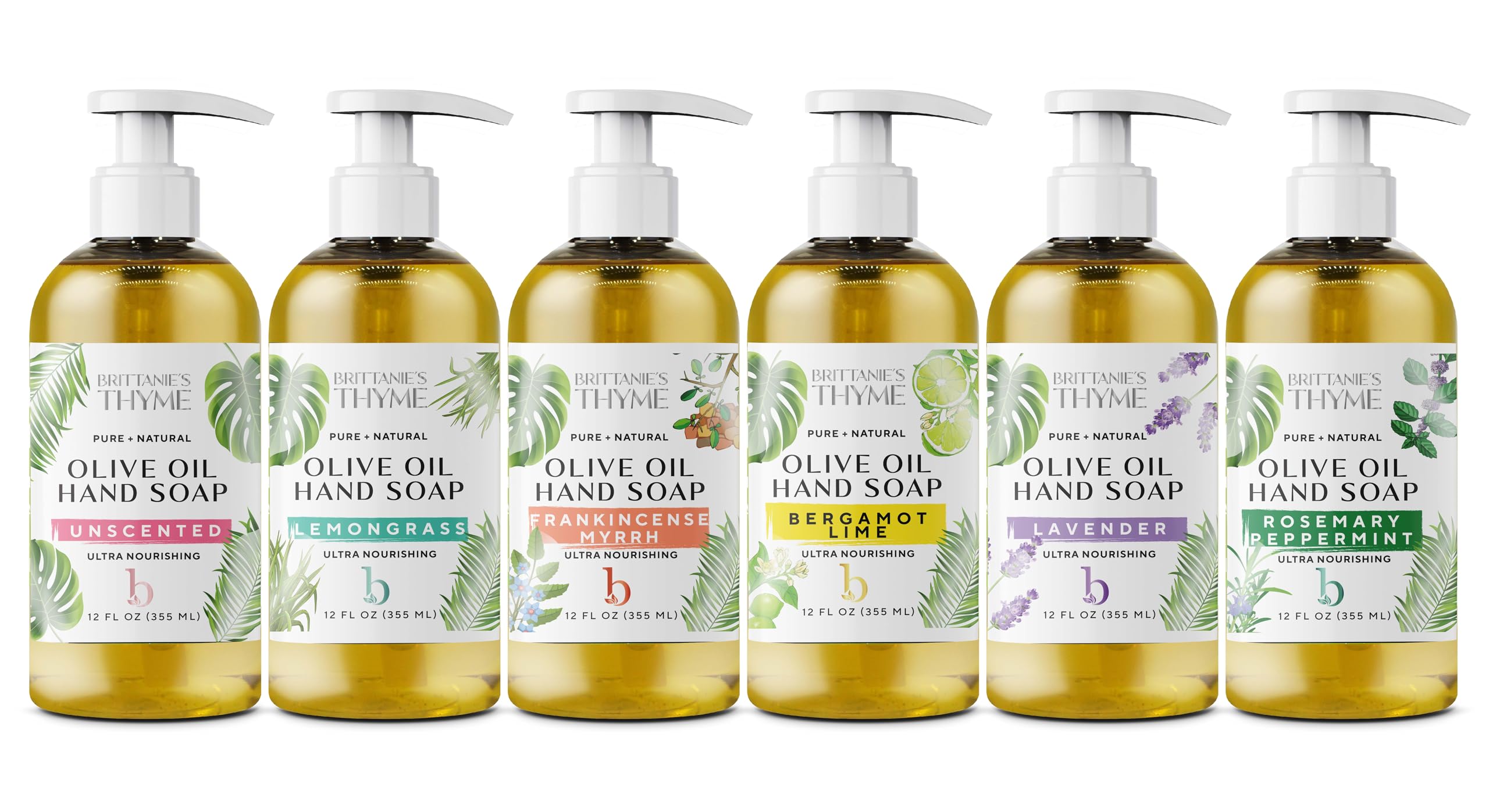 Britannies Thyme Jabon Castile textura cremosa y espuma lujosa