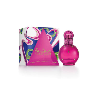 Britney Spears Fantasy botella rosa, aroma seductor para salidas nocturnas.